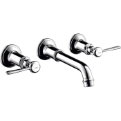 Смеситель настенный для умывальника Axor Montreux Lever на 3 отверстия, хром (16534000)