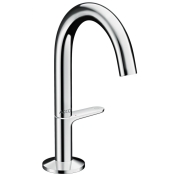 Смеситель для умывальника AXOR One Select 140 с донным клапаном push-open, хром (48010000)