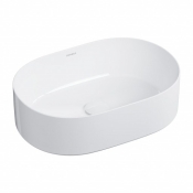 Умивальник Omnires Mesa 46x31,5 white (MESA460BP) овальний