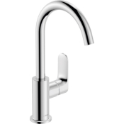 Смеситель для умывальника Hansgrohe Rebris S с донным клапаном, хром 72536000