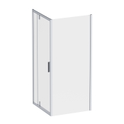 Душова кабіна AM.PM Gem Square Pivot 90x90 см без піддону W90UG-404-9090-MT