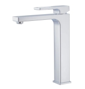 Смеситель для умывальника Koer KB-11009-01 высокий, хром (KR3500)