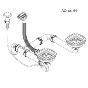 Сифон для мойки Aquasanita AQ-007H