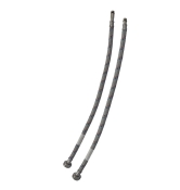 Гибкая подводка для смесителя (пара, в нержавеющей оплетке) M10-030 см Zerix ZX1571