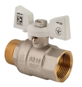 Кран кульовий KOER 3/4" ГШБ (KR.218.W) білий (KR0183)