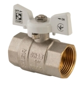 Кран кульовий KOER 1" ГГБ (KR.217.W) білий (KR0180)