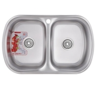 Кухонна мийка ZERIX Z7749-08-180E (satin) (ZM0565)