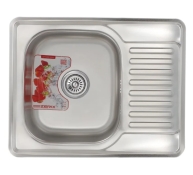 Кухонна мийка ZERIX Z6350-08-180E (satin) (ZM0563)