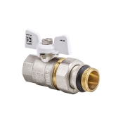 Кран з американкою 3/4 "антипротечка" (KOER KR.227.W-Gi) білий (KR0192)
