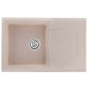 Мойка кухонная HAIBA HB8104-G319 SAND 780x500x200 (HB0989)