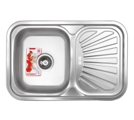 Кухонна мийка ZERIX Z7549-08-180E (satin) (ZX1606)