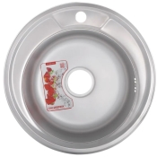 Кухонна мийка ZERIX Z490-06-180E (satin) (ZX1582)