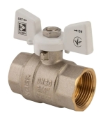 Кран кульовий KOER 3/4" ГГБ (KR.217.W) білий (KR0179)