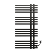 Сушка для рушників електрична KOSSER Браш 1200х600/16 ER таймер, чорна (ДБ03ER)