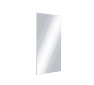 Дзеркало прямокутне 100x50 cm Excellent Kuadro біле (DOEX.KU100.050.WH)