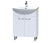 Тумба для підлоги Aquarius Elegance з умивальником Омега 65, білий (AQUARIUS10079)