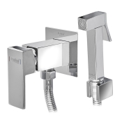 Смеситель с гигиеническим душем Haiba Kubus 002 inner (HB3950)