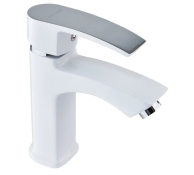Змішувач для умивальника Mixxus Magnum 001 Nut White-Chrome (MI6201)