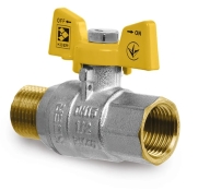 Кран кульовий Koer KG.208 - 3/4" FM ГШБ, газ (KR4964)