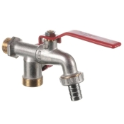 Кран поливу з додатковим виходом Koer KR.248 - 1/2" (KR3071)