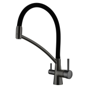 Змішувач кухонний Fabiano FKM 31.10 Black Stee (8231.403.1049)