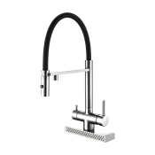 Змішувач кухонний Fabiano FKMC 3124 Inox Cascad (8231.403.1544)
