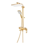 Душова колона зі змішувачем Haiba KANT 009-J BRUSHED GOLD (HB9606)