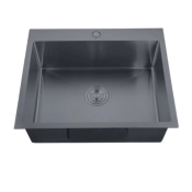 Мийка Zerix ZH5045-215 Nano-Black (3.0/0.8) з нерж. сталі (MX1580)