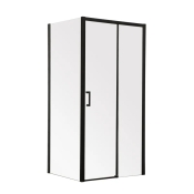 Душова кабіна без піддону Mixxus Premium DIVERSE SC03-100x80x195-TR Black прозоре скло 6мм (MI6866)