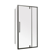 Душова кабіна без піддону Mixxus Premium BEVEL SC01-120x80x195-TR Black прозоре скло 6мм (MI6872)