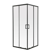 Душова кабіна без піддону Mixxus Premium DIVERSE SC03-120x80x195-TR Black прозоре скло 6мм (MI6868)