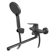 Смеситель для ванны Mixxus Premium DERBY 006 (EURO) BLACK (MI6602)