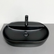 Умивальник (раковина) VBI TERNI BLACK MATT накладний VBI-011803