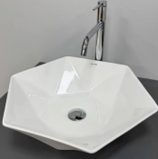 Умивальник (раковина) VBI ROCAZZO WHITE накладний VBI-012624