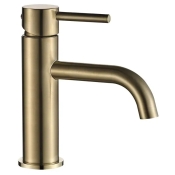 Змішувач для раковини VBI MILANO BRUSHED GOLD низький VBI-050100BG