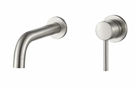 Змішувач для раковини VBI MILANO NICKEL прихованого монтажу VBI-050102NI