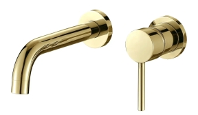 Змішувач для раковини VBI MILANO LONG GOLD прихованого монтажу VBI-050103GL