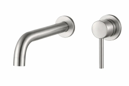 Змішувач для раковини VBI MILANO LONG NICKEL прихованого монтажу VBI-050103NI