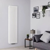 Вертикальний радіатор Rastas Aurora 2 White 1800/480 мм 1884 Вт (RR-UT1800480DW)