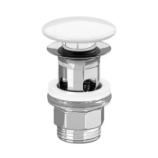 Донний клапан натискний з керамічною кришкою Villeroy & Boch (аналог 8L033401), білий (68170001)