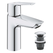 Змішувач для раковини Grohe QuickFix Start S-Size 23550002 з донним клапаном (CV030579)