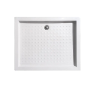 Душовий піддон з сифоном прямокутний Mixxus HARD ST01-100x80x13 NEW діаметр зливу 52 мм (MI8430)