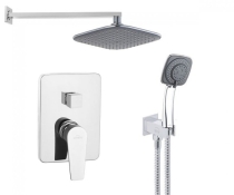 Душова система Invena Dokos, хром (BS-19-GK2)