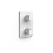 Змішувач для душу із термостатом Tres Therm-box, білий (21125001BM)