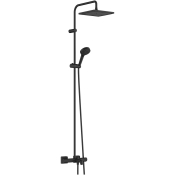 Душова система Hansgrohe Vernis Blend Showerpipe із термостатом, чорний матовий 26900670