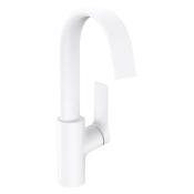 Cмеситель для умывальника Hansgrohe Vivenis с донным клапаном, белый матовый 75030700