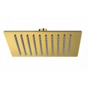 Верхний душ VALVEX Carre 250x250 без кронштейна, золото 2455590