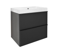 Тумба з раковиною Air-Line Varna 60 Black (V-600Ч+Varna 600)