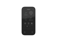 Клавіатура з сенсорним дисплеєм Ajax KeyPad TouchScreen, jeweller, бездротовий, чорний (AJA000034513)