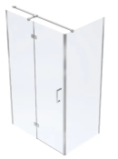 Душовий куточок Volle Sota 120-C реверсивна 120x80х200см скло + двері, хром (1038.134601)
